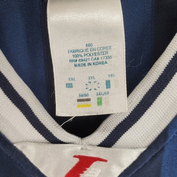 Reebok I3 Allen Iverson #3 Blue Jersey Shirt Mens 2XL Vintage Limited Edition - Picture 7 of 10